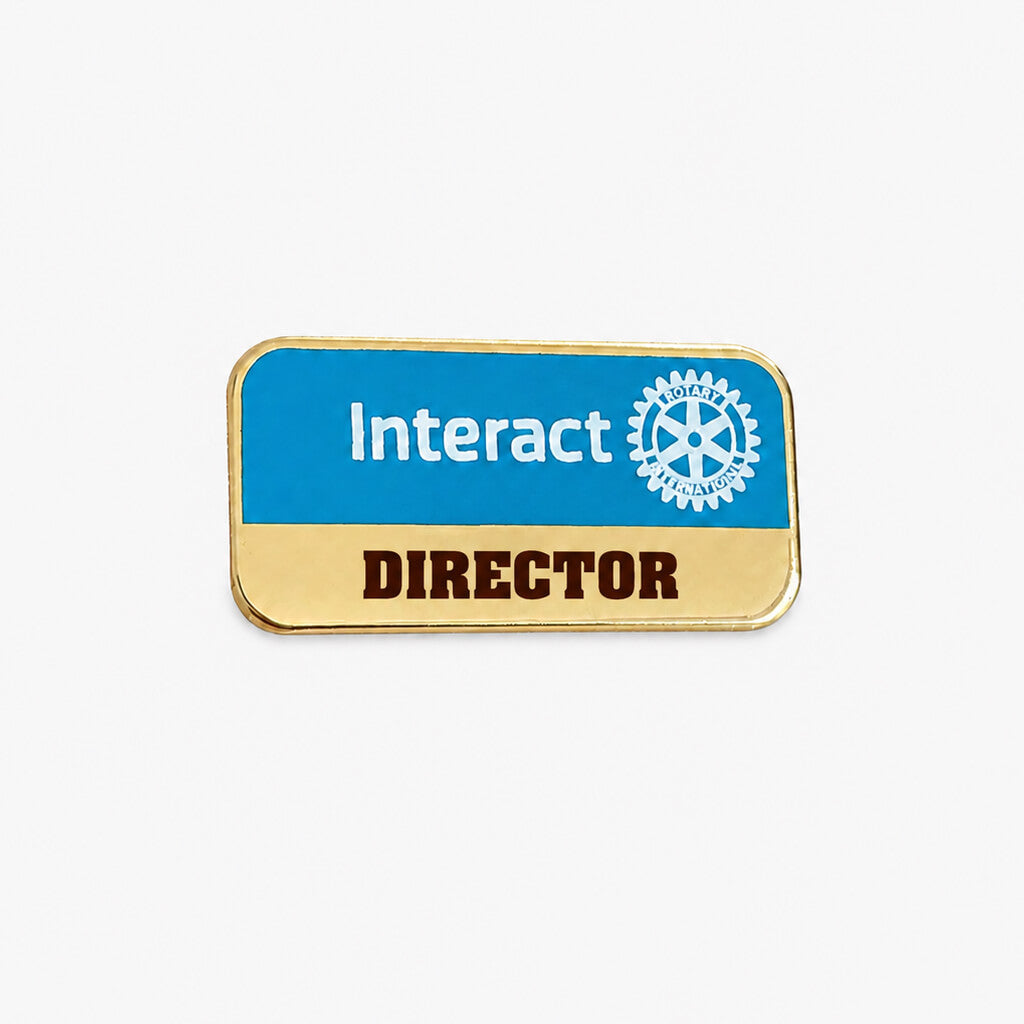 Insigna Interact Director placata cu aur