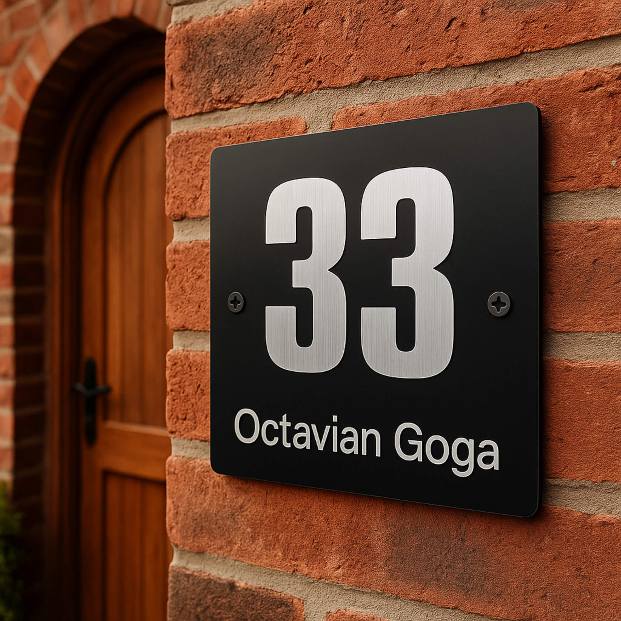 Numere de casa AluCore personalizate – rezistente, moderne si accesibile