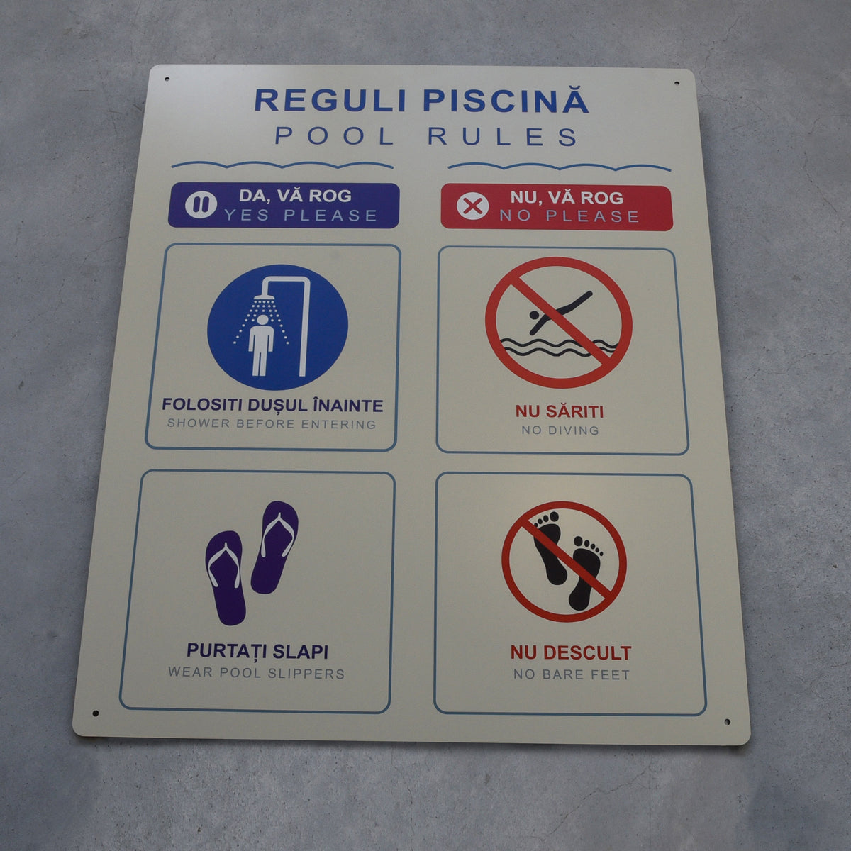Panou Personalizat din Bond cu Print UV - Dreptunghi, Patrat sau Cerc