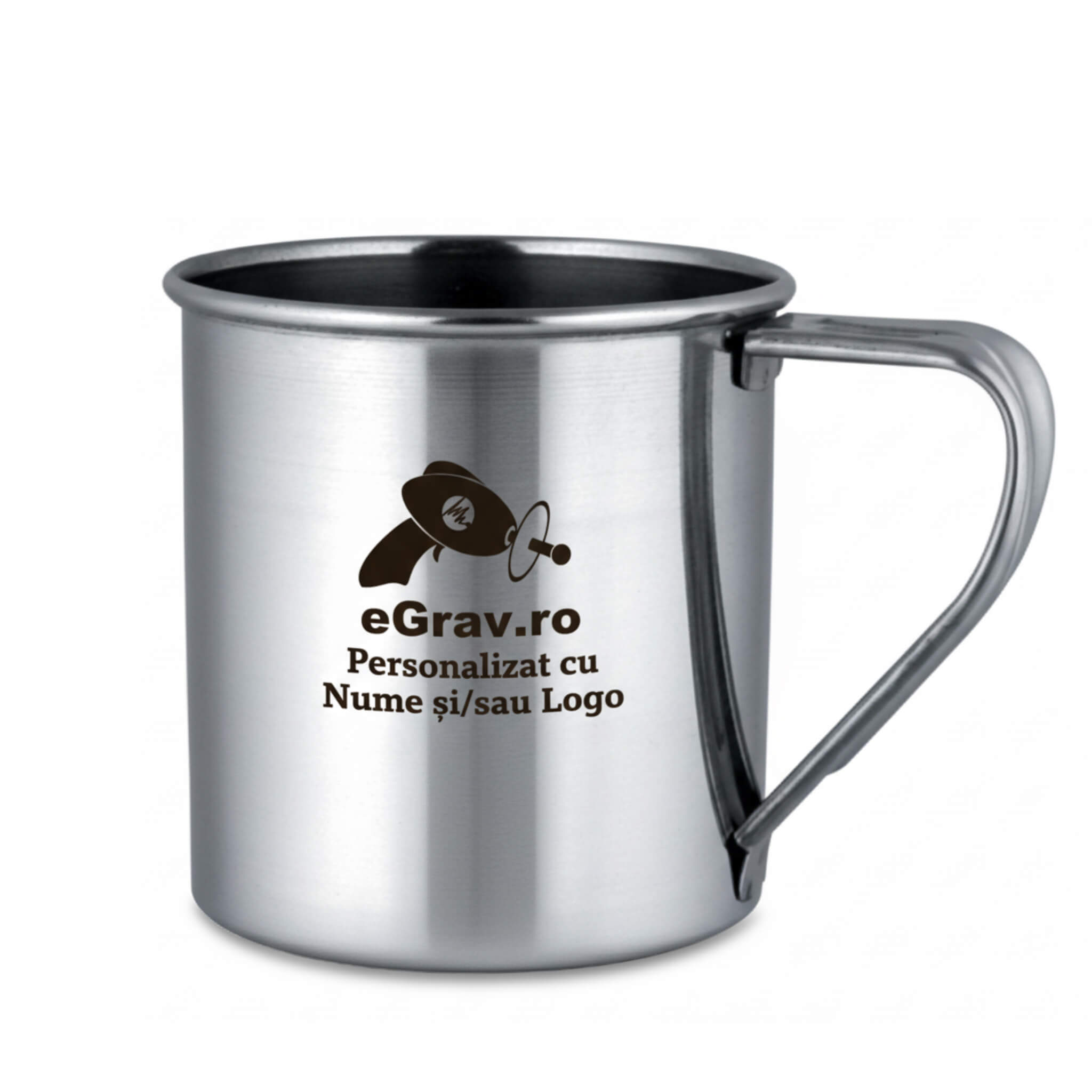 cana inox personalizata gravura laser 300ml