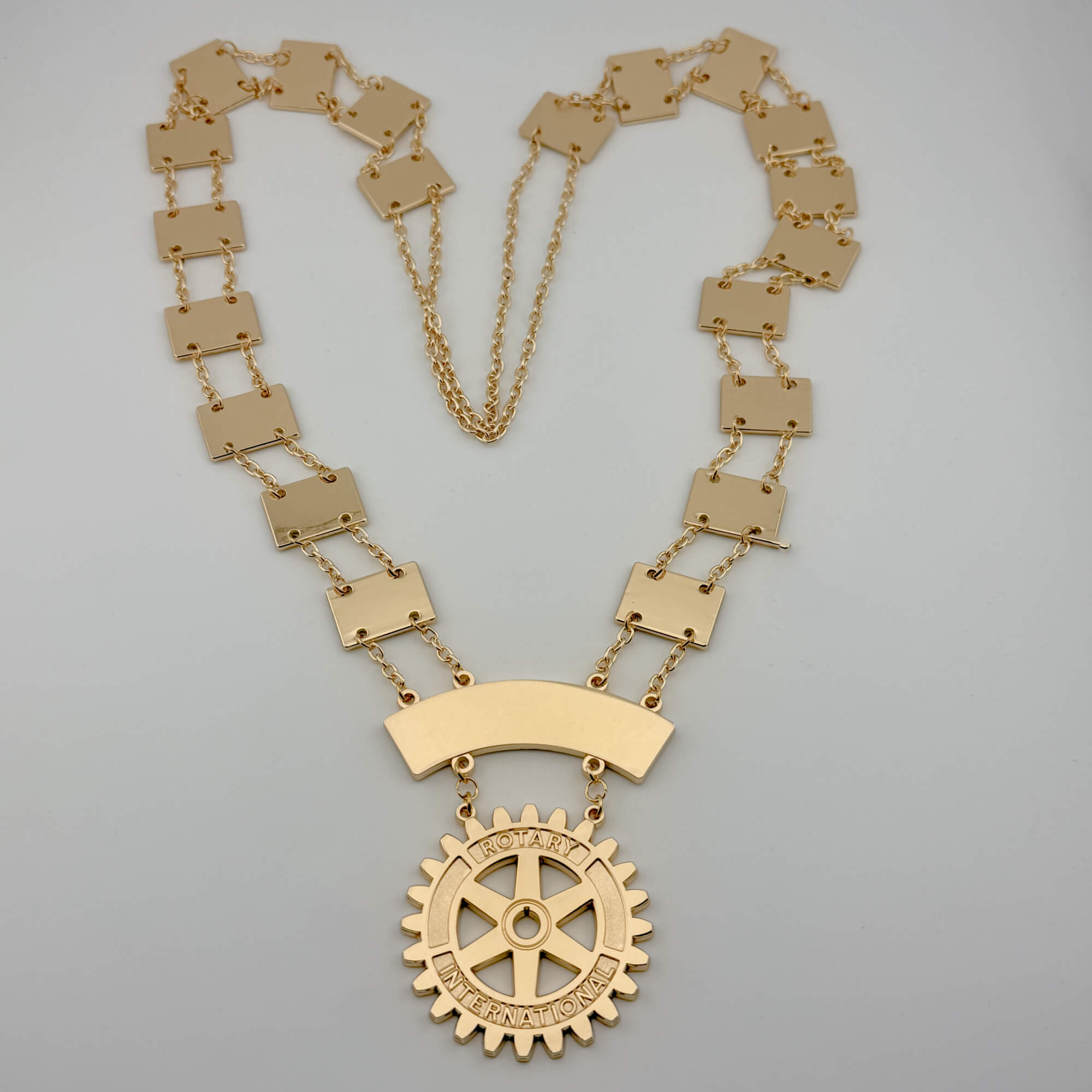 Colan metalic aurit pentru presedinte Rotary