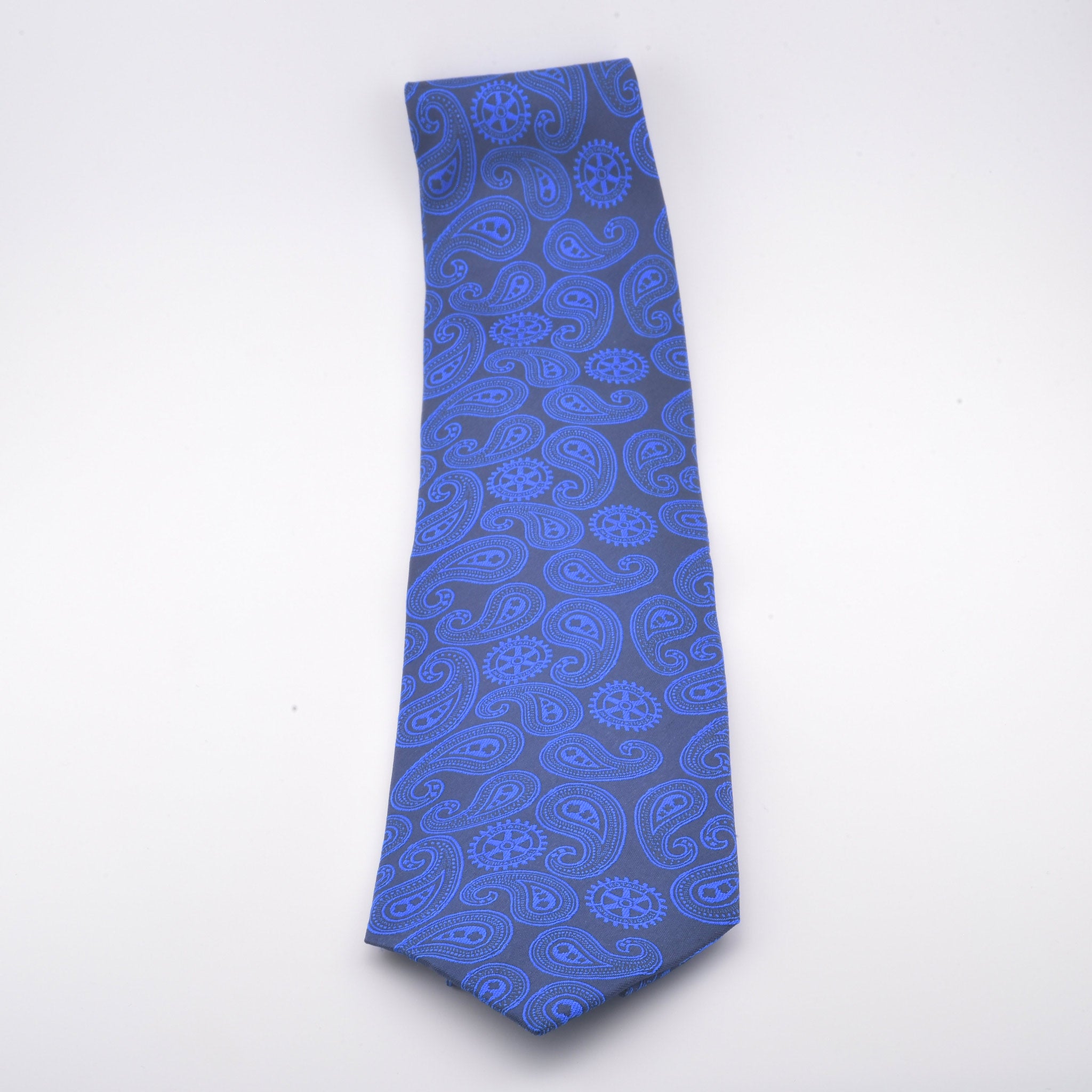 Cravata Rotary cu lungime de 150 cm si model clasic tip paisley.