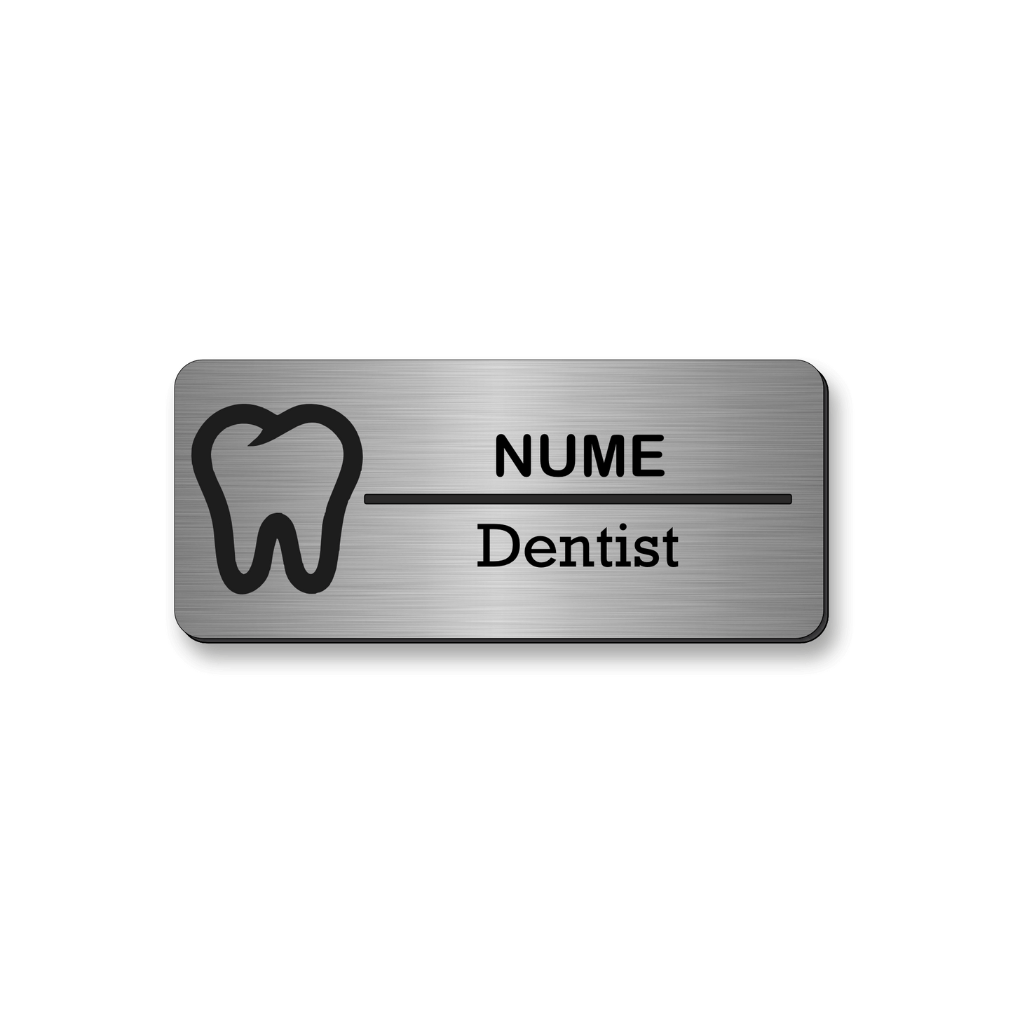 Ecuson personalizat Dentist 7x3cm