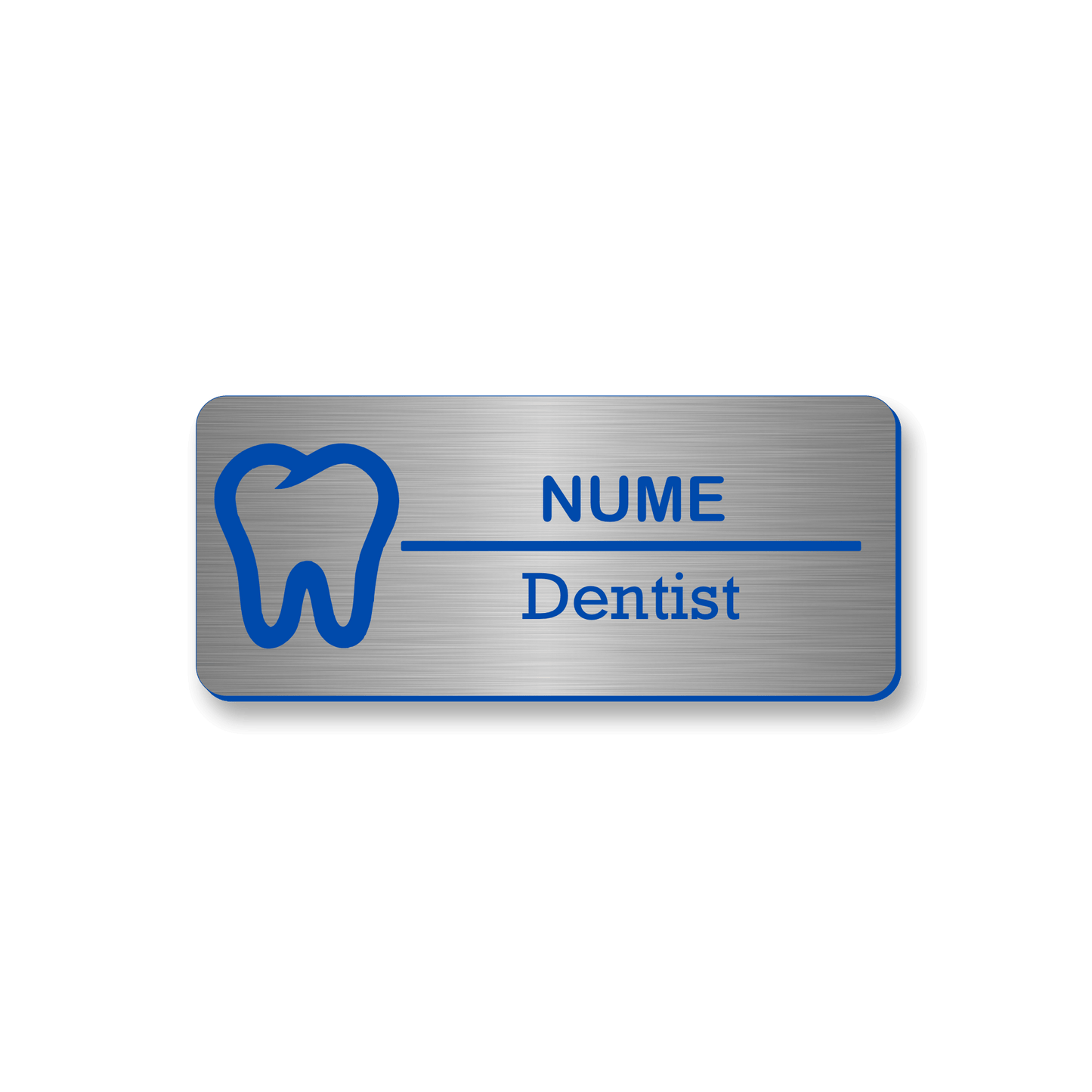 Ecuson personalizat Dentist 7x3cm