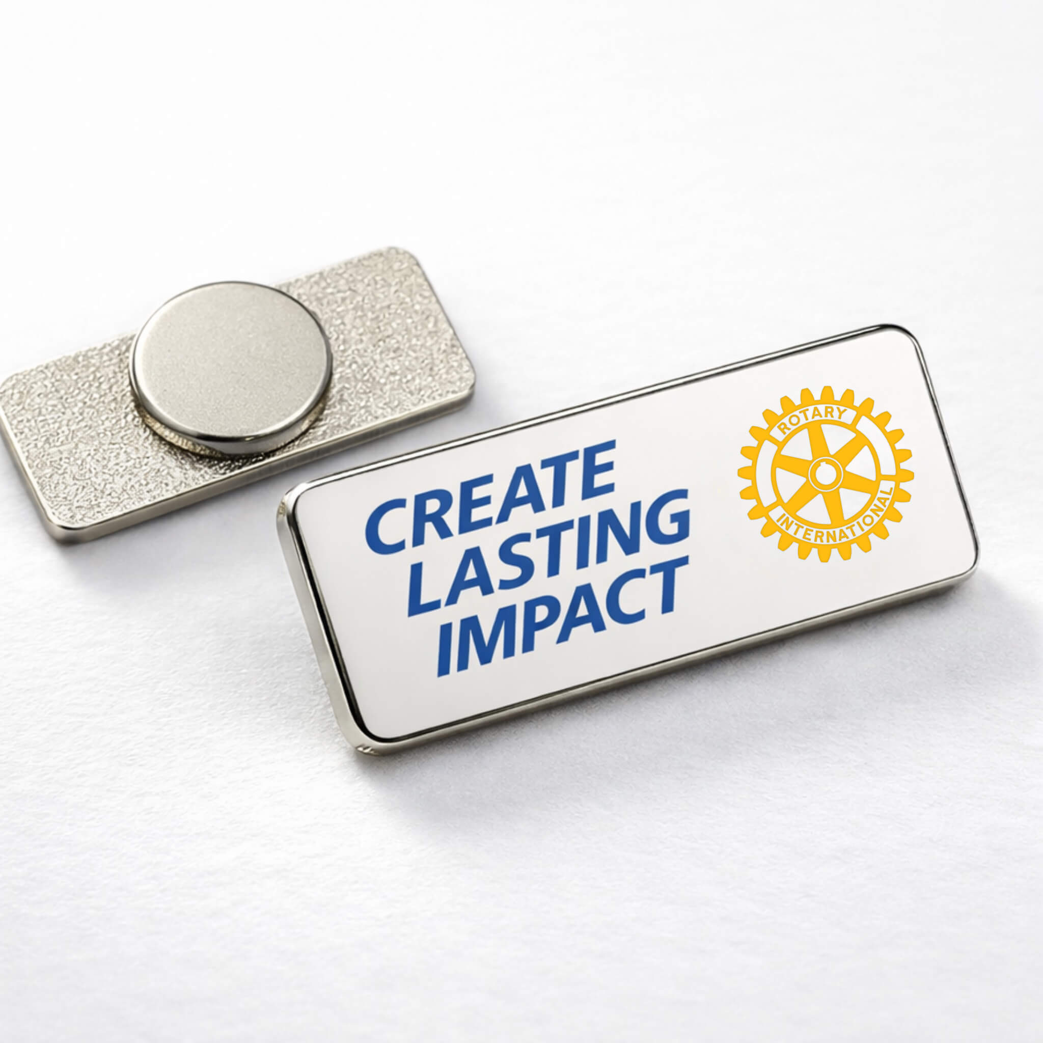 insigna Rotary Create Lasting Impact 2026-2027 23x10mm cu prindere magnet