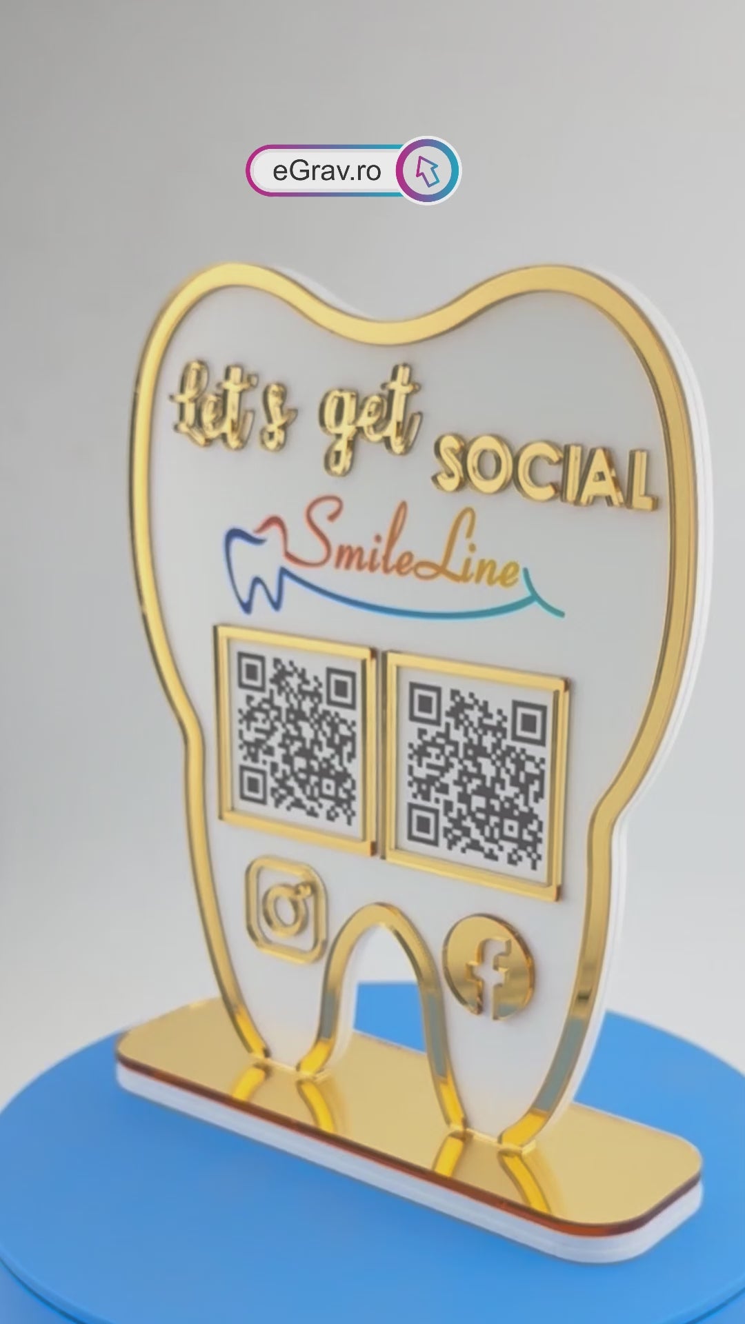 video gravura cod QR dinte