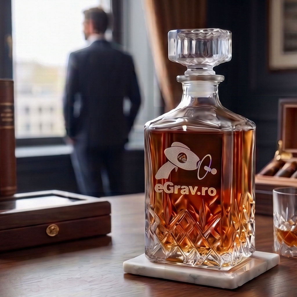 Sticla whisky Elegance gravata