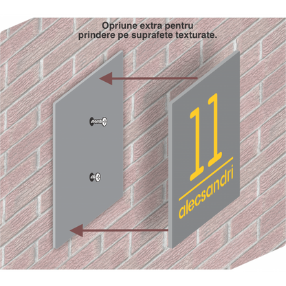 Sistem prindere pentru placuta cladire